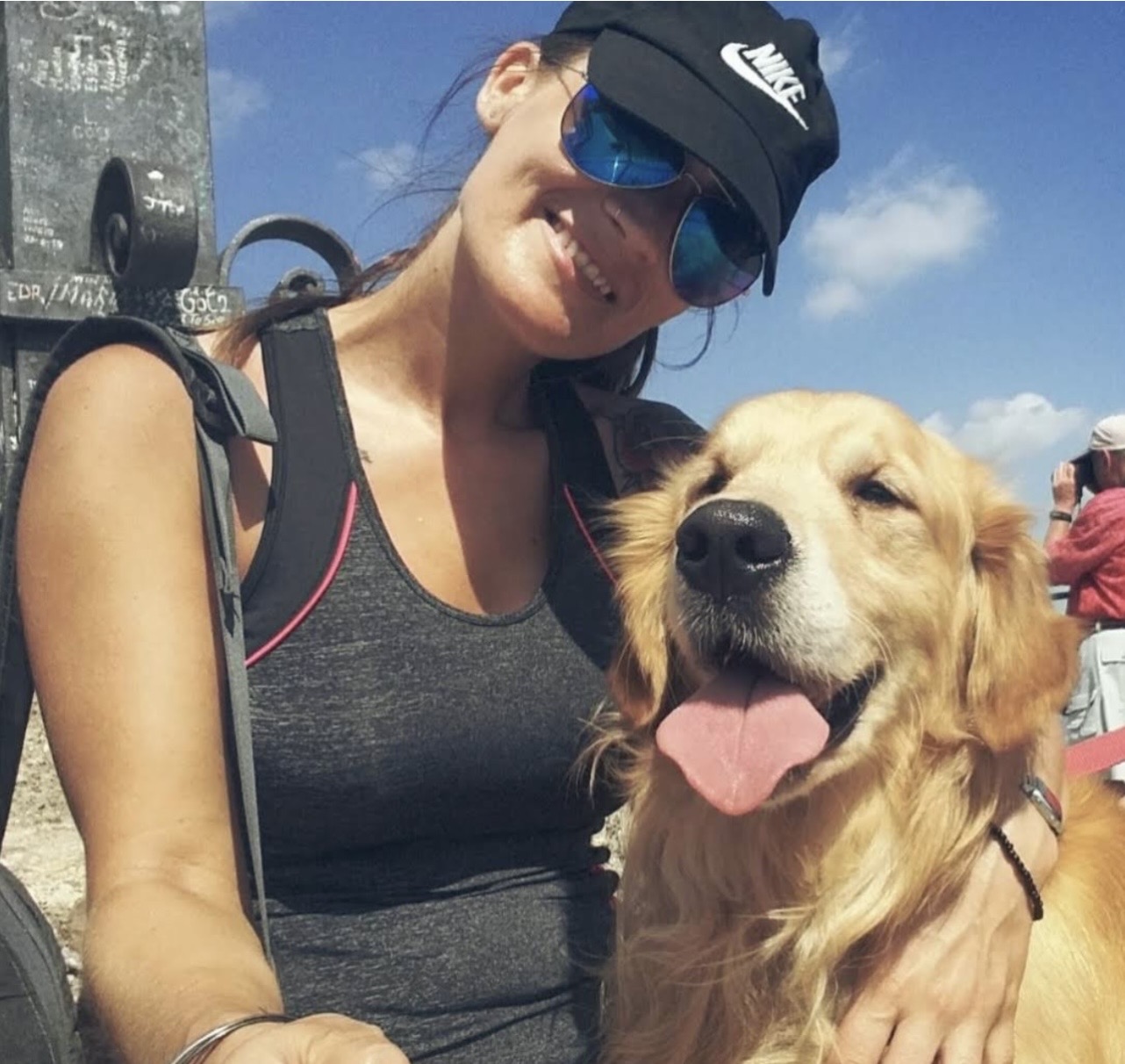 Montse, creator of Eternal Link, together with Simba